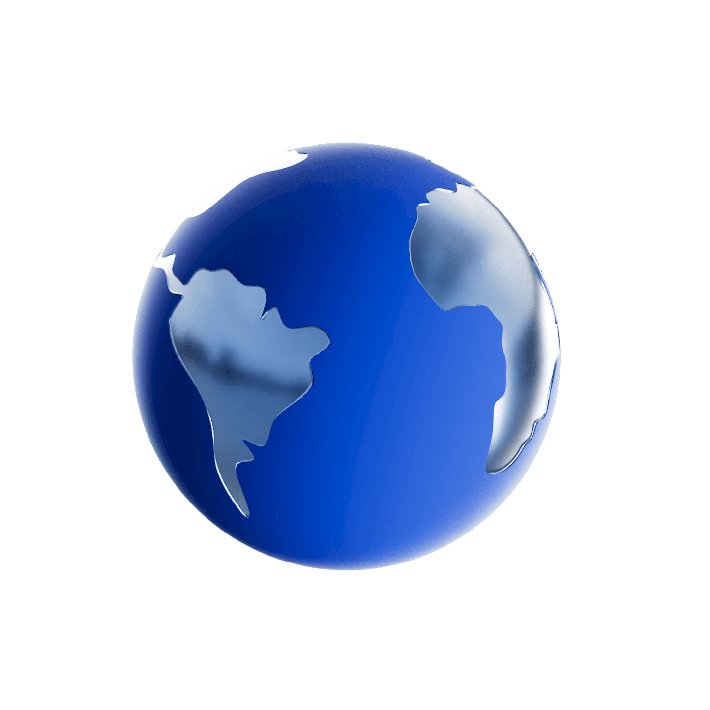 Globe image blue